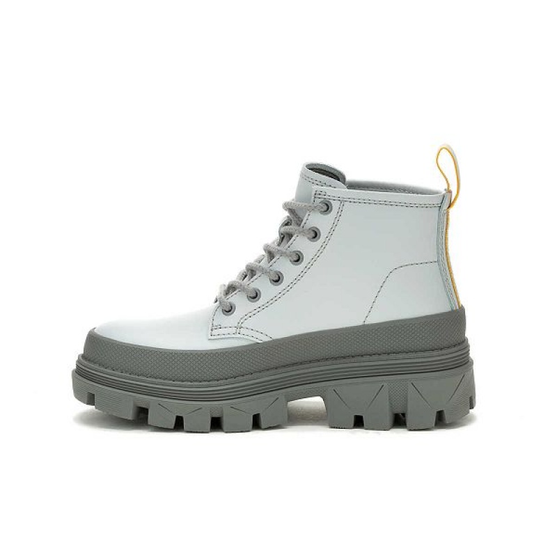 Grey Men's Caterpillar Hardwear Mid Boots | 238459-ZQL