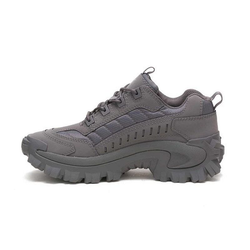 Grey Men's Caterpillar Intruder Sneakers | 124809-EHL