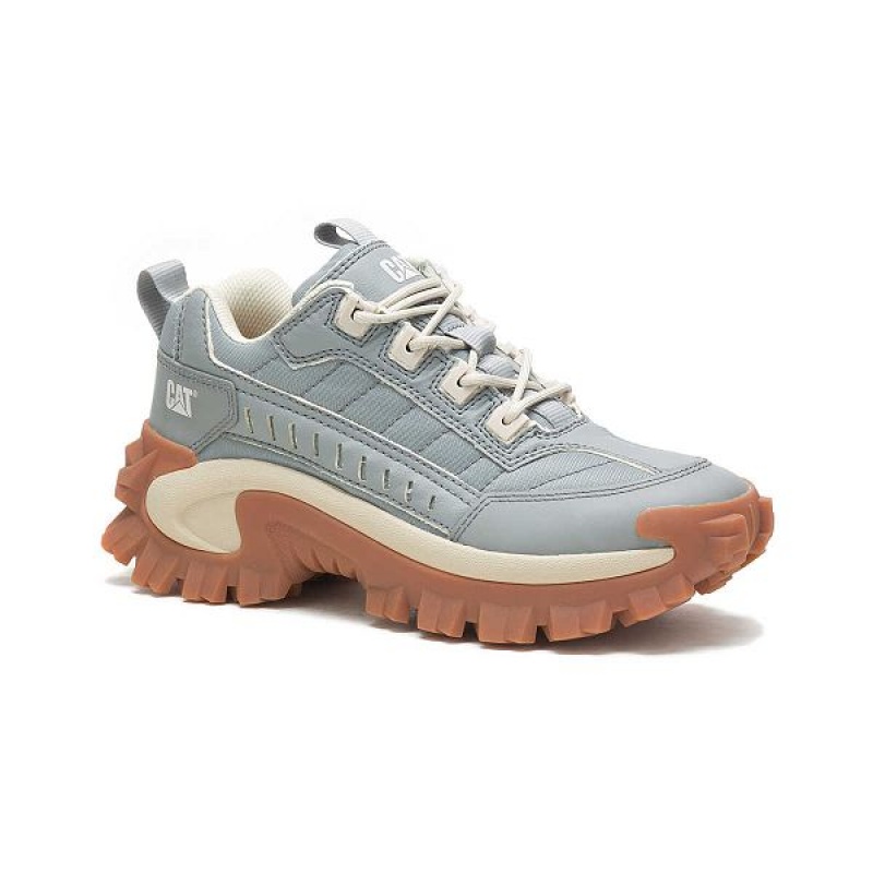 Grey Women's Caterpillar Eco Intruder Sneakers | 130426-BDT