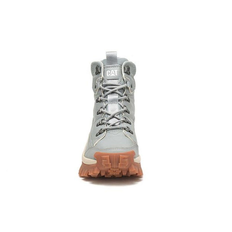 Grey Women's Caterpillar Eco Trespass Boots | 401523-HZJ