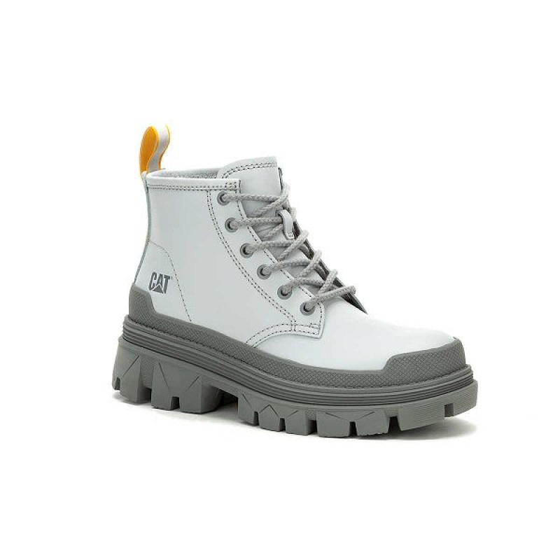 Grey Women's Caterpillar Hardwear Mid Boots | 706195-EBT