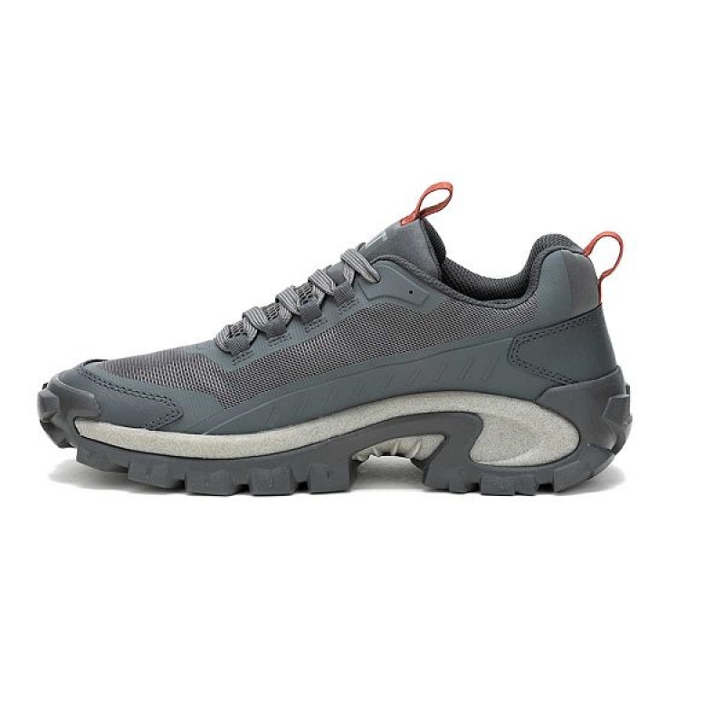 Grey Women's Caterpillar Intruder Lightning Mesh Sneakers | 374689-HBU