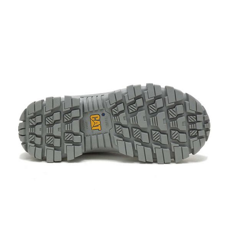 Grey Women's Caterpillar Invader Steel Toe Work Shoes | 249160-VUS