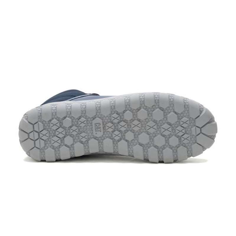 Indigo Men's Caterpillar Hex + Mid Sneakers | 497680-JQX