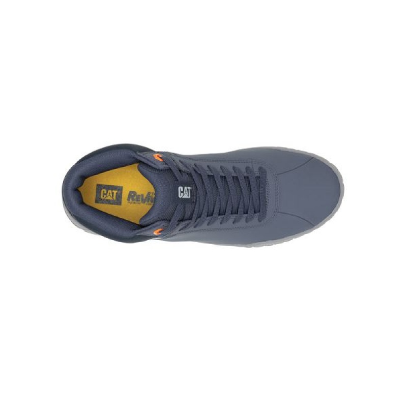 Indigo Men's Caterpillar Hex + Mid Sneakers | 497680-JQX