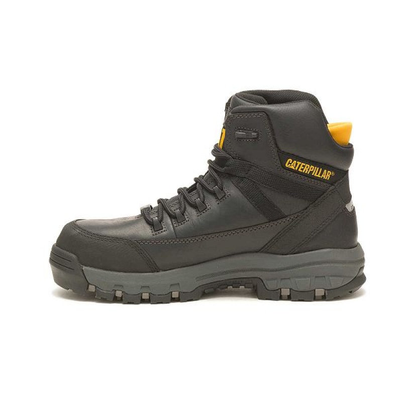 Khaki Men's Caterpillar Breakwater Waterproof Thinsulate™ Carbon Composite Toe Work Boots | 365284-HGL