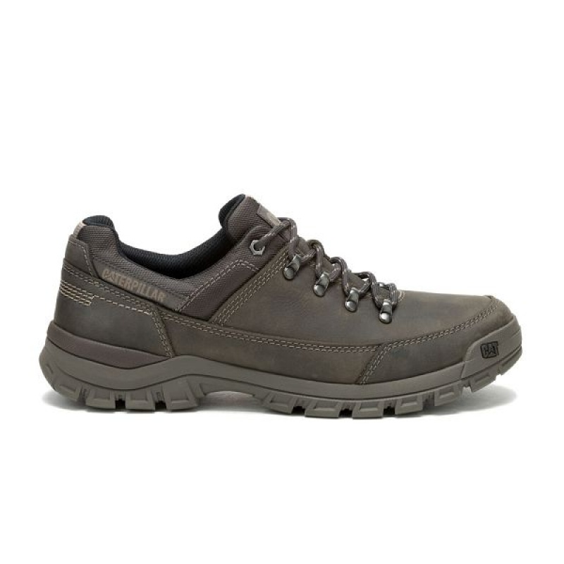 Khaki Men's Caterpillar Threshold Hiker Low Hiking Shoes | 248075-DOP