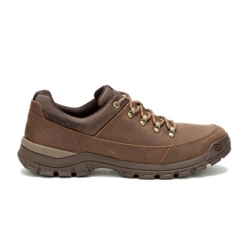 Light / Brown Men's Caterpillar Threshold Hiker Low Hiking Shoes | 106893-INH