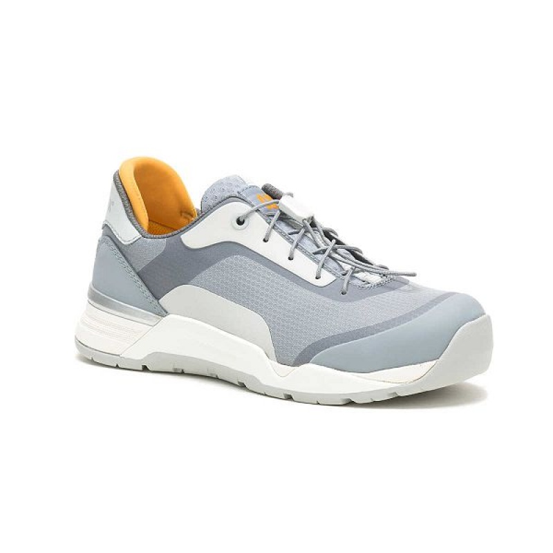 Light / Grey Women's Caterpillar Elapse Alloy Toe Work Shoes | 236845-CVO