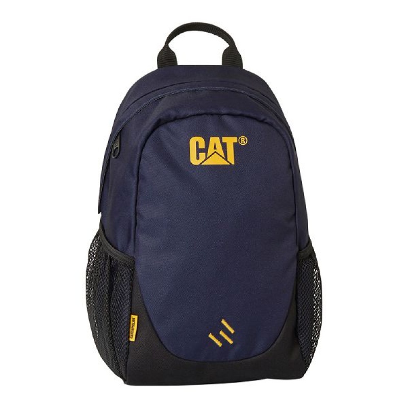 Navy Men\'s Caterpillar A2 Backpack | 387601-XSP