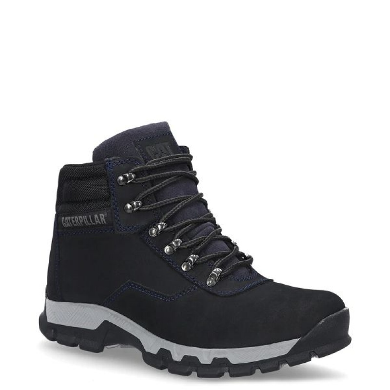 Navy Men's Caterpillar Wilson WS M4M Casual Boots | 541387-QGC