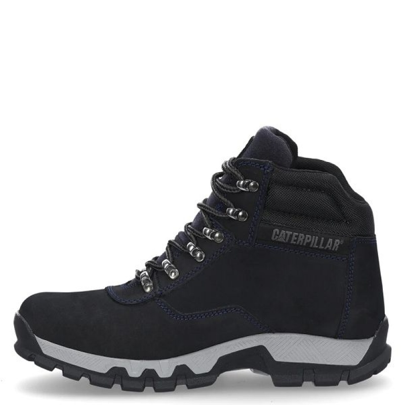 Navy Men's Caterpillar Wilson WS M4M Casual Boots | 541387-QGC