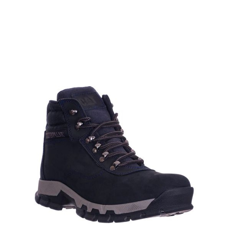 Navy Men's Caterpillar Wilson WS M4M Casual Boots | 541387-QGC