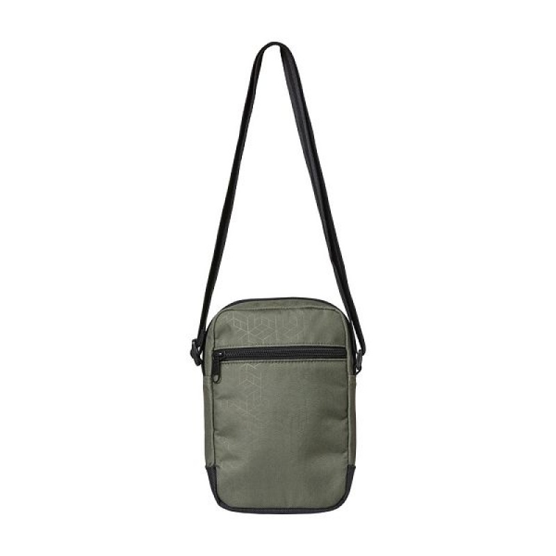 Olive Men's Caterpillar Rodney Mini Shoulder Bags | 124609-AWD