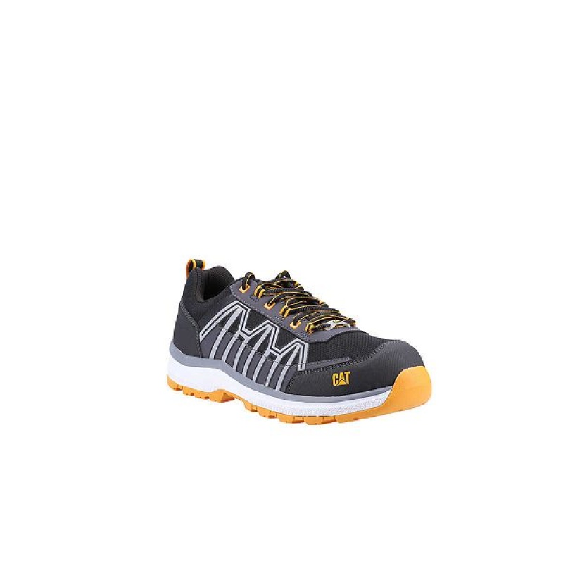 Orange Men's Caterpillar Charge S3 HRO SRC+ESD Work Shoes | 074935-URN