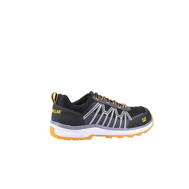 Orange Men's Caterpillar Charge S3 HRO SRC+ESD Work Shoes | 074935-URN