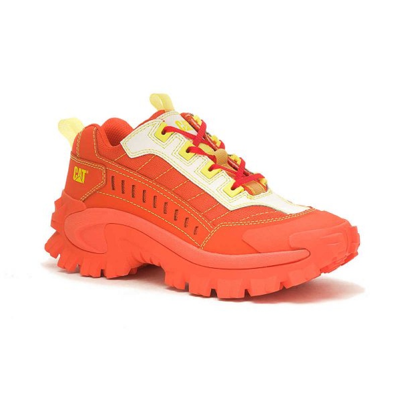 Orange Men's Caterpillar Intruder Supercharged Sneakers | 231986-ZNJ