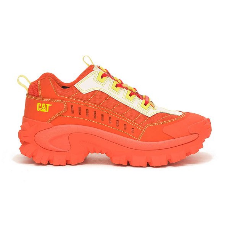 Orange Men\'s Caterpillar Intruder Supercharged Sneakers | 231986-ZNJ