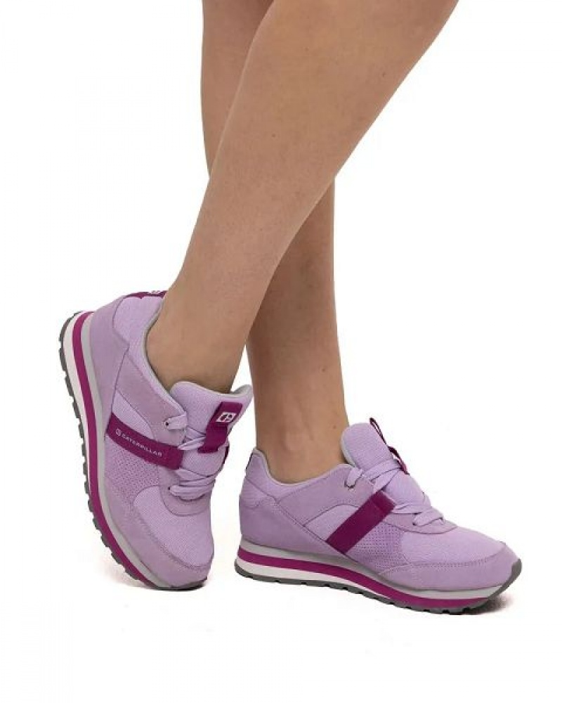 Pink Women's Caterpillar Ventura Elevated Morada Sneakers | 549236-INX