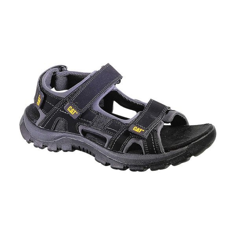 Purple / Black Men\'s Caterpillar Giles Sandals | 710365-VNS