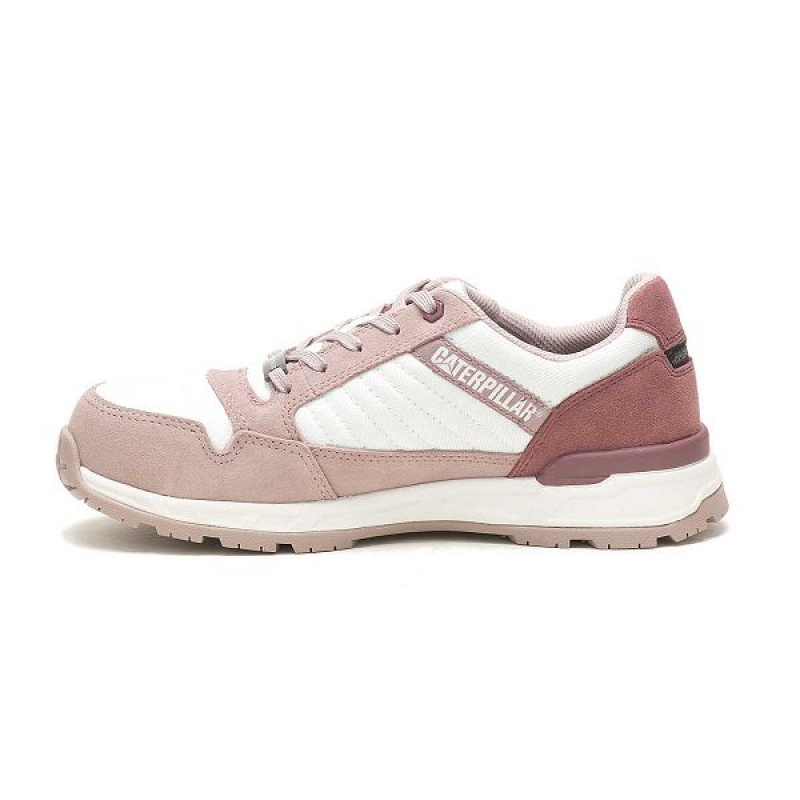 Rose / Grey / Brown Women's Caterpillar Venward Composite Toe Work Shoes | 951063-SER