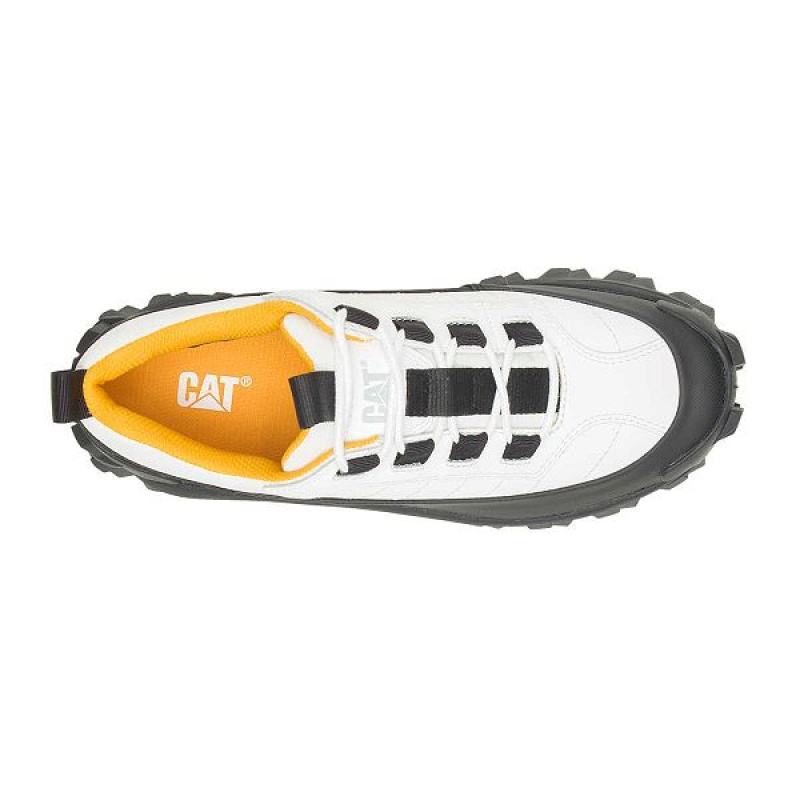 White Men's Caterpillar Intruder Waterproof Galosh Sneakers | 745629-NXM