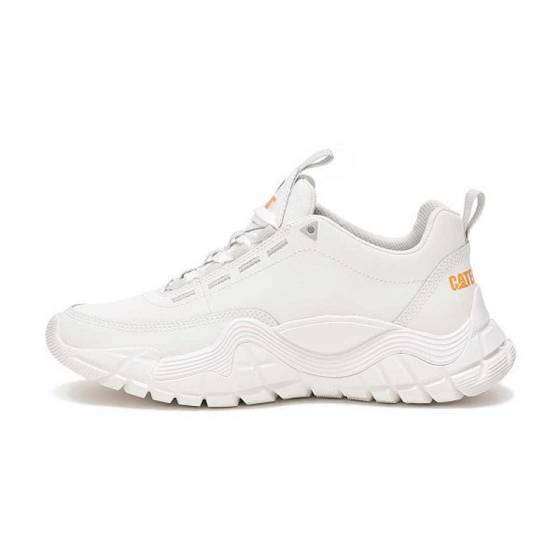 White Men's Caterpillar Vapor Storm Sneakers | 691854-HGB