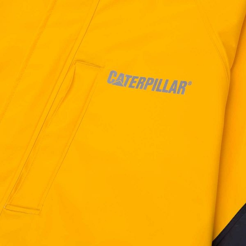 Yellow Men's Caterpillar Longshore Jackets | 159407-TNK