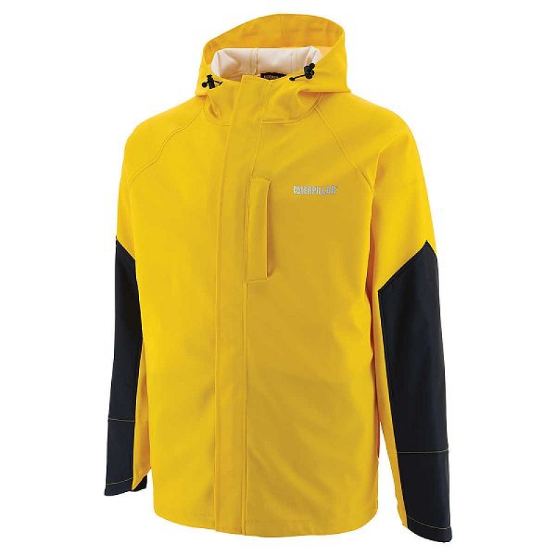 Yellow Men\'s Caterpillar Longshore Jackets | 159407-TNK