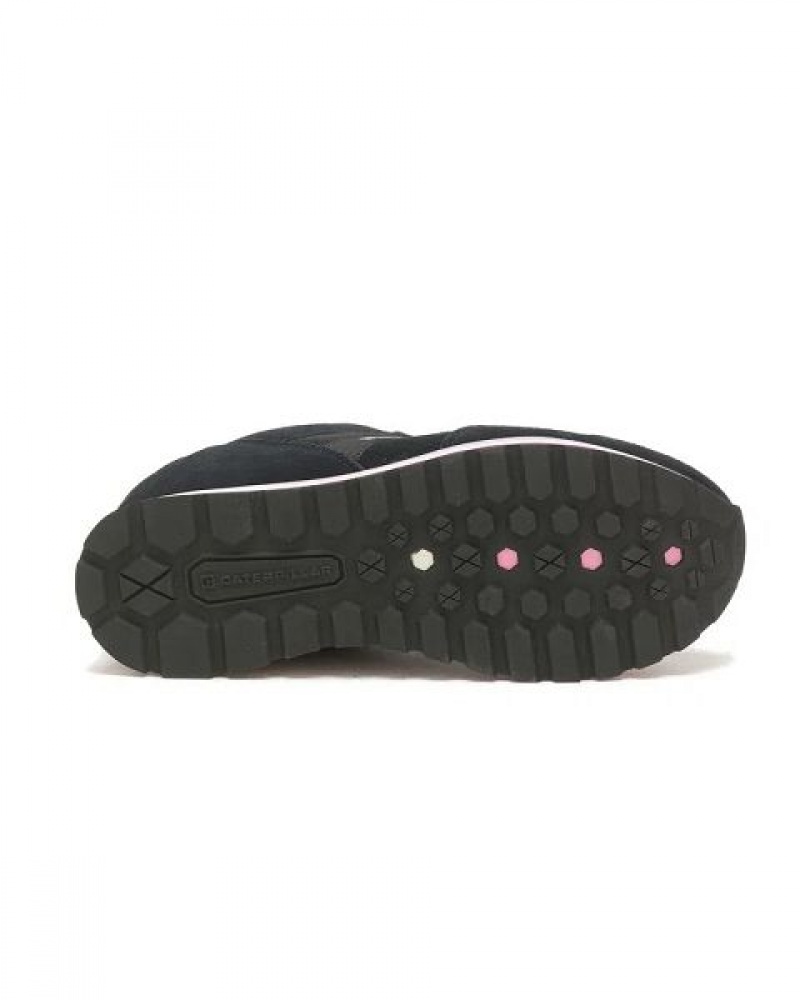 black / pink Women's Caterpillar Ventura Elevated Sneakers | 378629-TRC